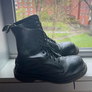 Steel toe Doc Martins